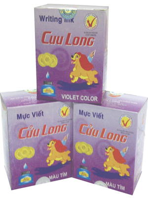 Mực viết xanh,đen,tím 